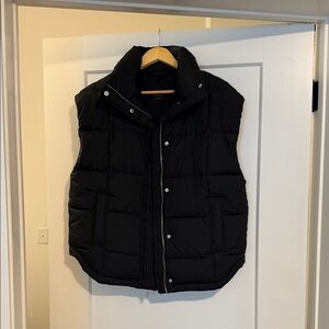 Black Puffer Vest